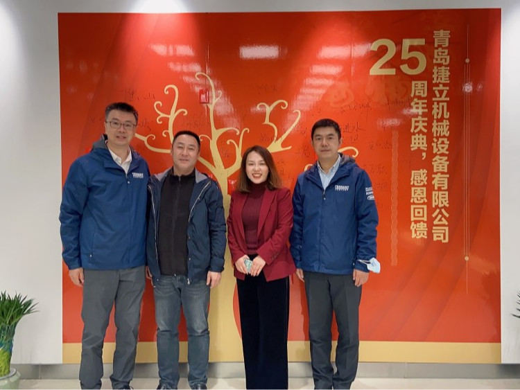 坦能集團中國區(qū)總經(jīng)理走訪青島捷立機械：共謀發(fā)展，共創(chuàng)輝煌