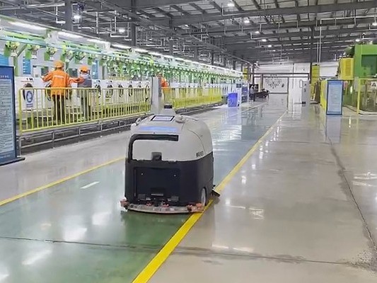 坦力清潔機(jī)器人：人力下崗，智能上崗，科技車間新玩法